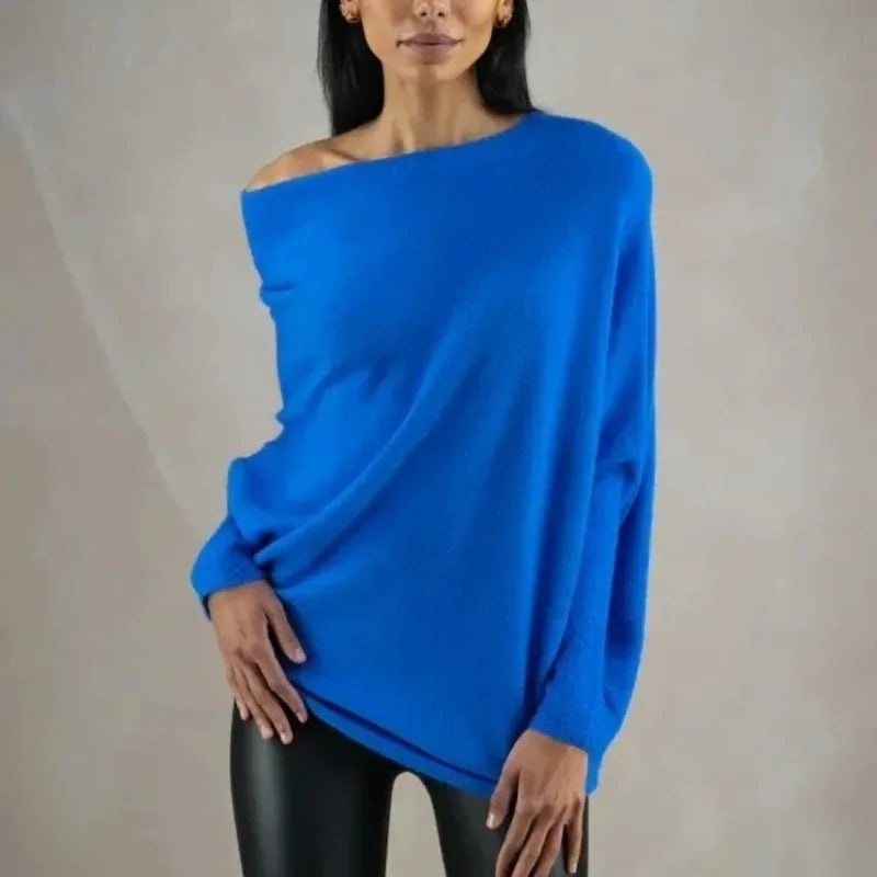Trendy Off-Shoulder Trui voor Dames - Livia
