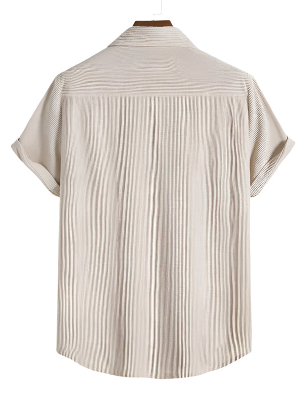 Trendy heren zomer-set met streepmotief - StrandStil
