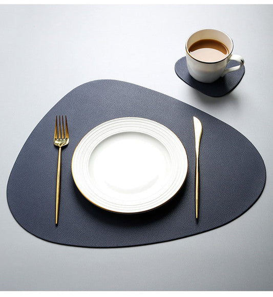 Minimalistische Leren Placemats