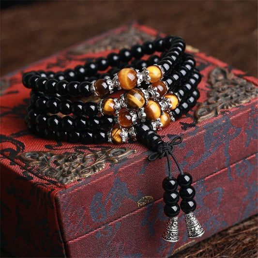 Boeddhistische Tijgeroog Armband
