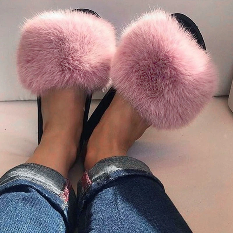 Harige Pluizige Slippers