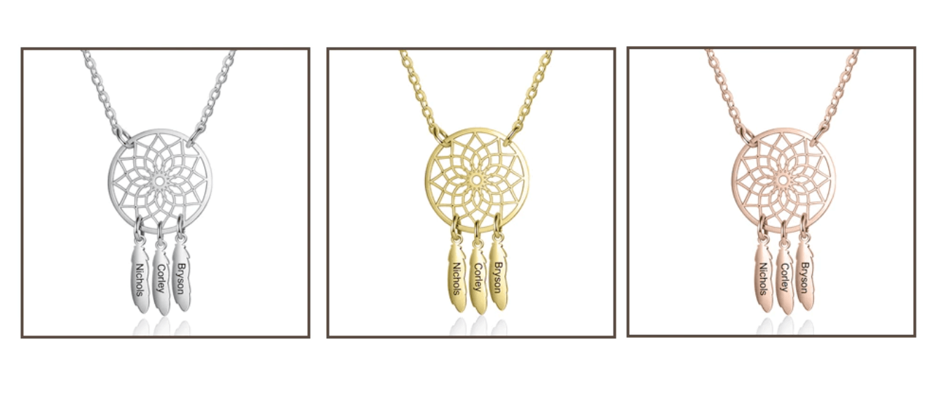 Retro Dromenvanger Hanger Ketting