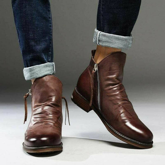 Heren Casual Leren Laarzen
