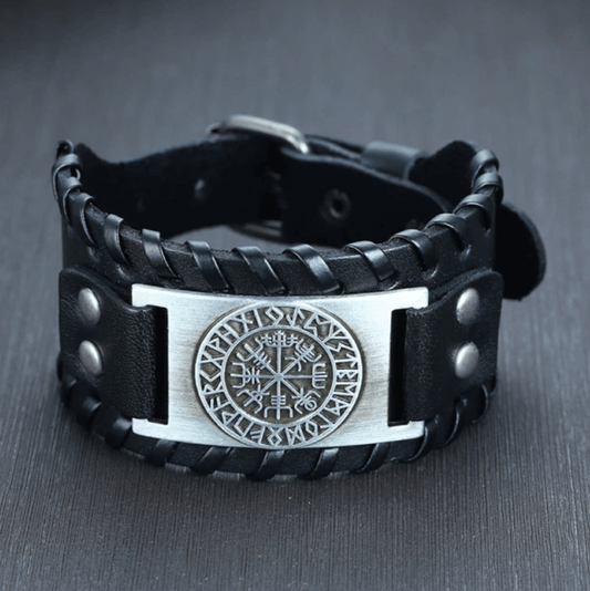 Viking Leren Armband