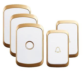 Draadloze Waterdichte Deurbel LED Flash Home