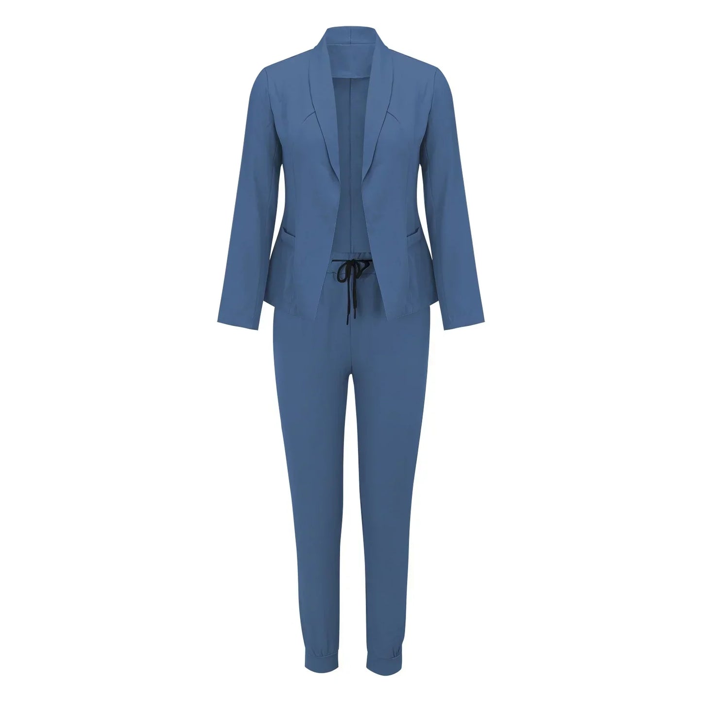 Casual Tweedelige Set met Strikceintuur – Liora