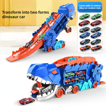 3-in-1 Race Truck voor Kinderen -  T-Rex Transporter