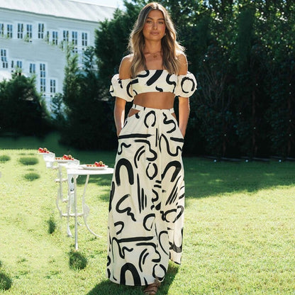 Lichte & Stijlvolle Tweedelige Dames Boho-Combinatie – Amira