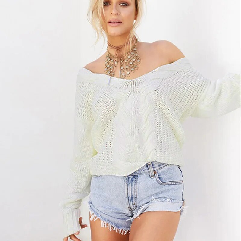 Oversized Dames Trui met Lange Mouwen – Thalia