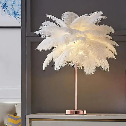 Sfeervolle Veer Palmboom Lamp - LumaPalm