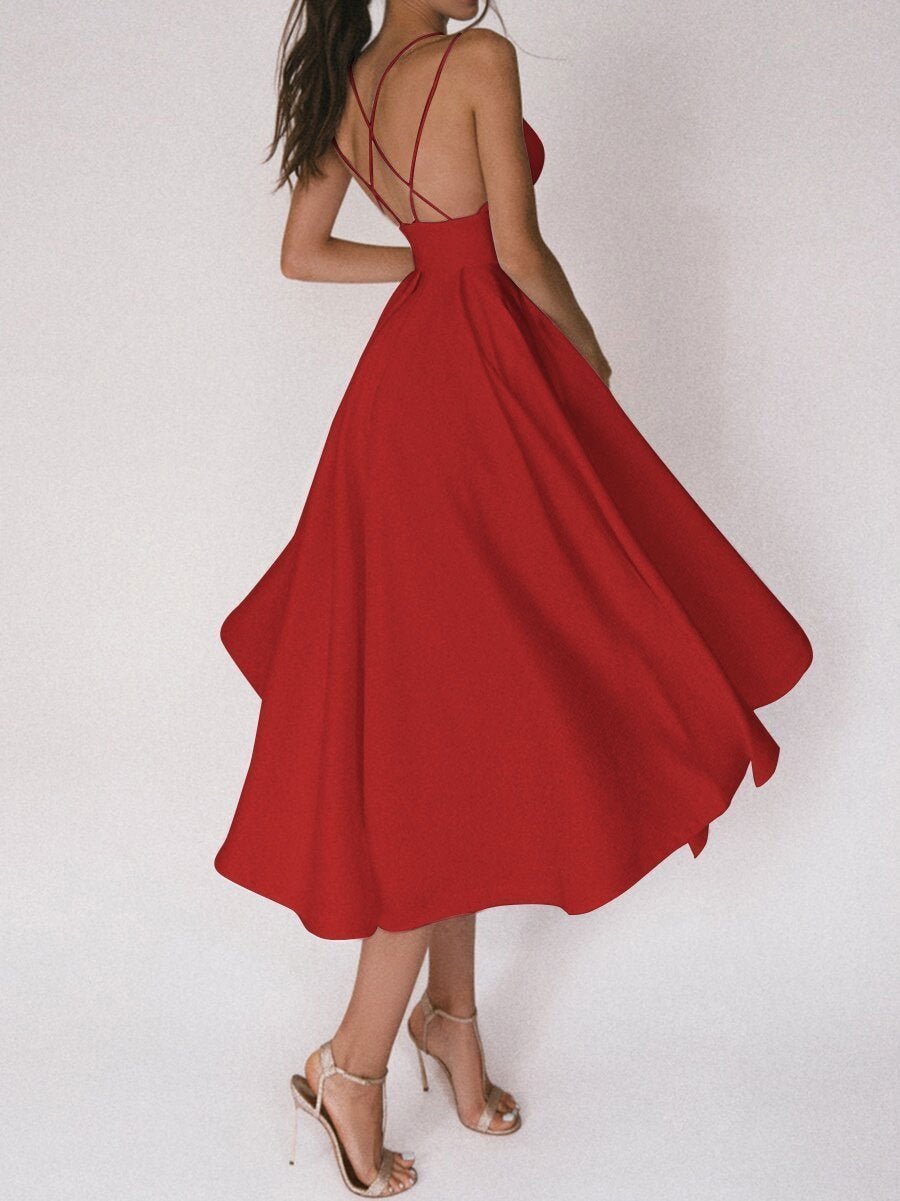 Strappy V-hals Jurk - Noa