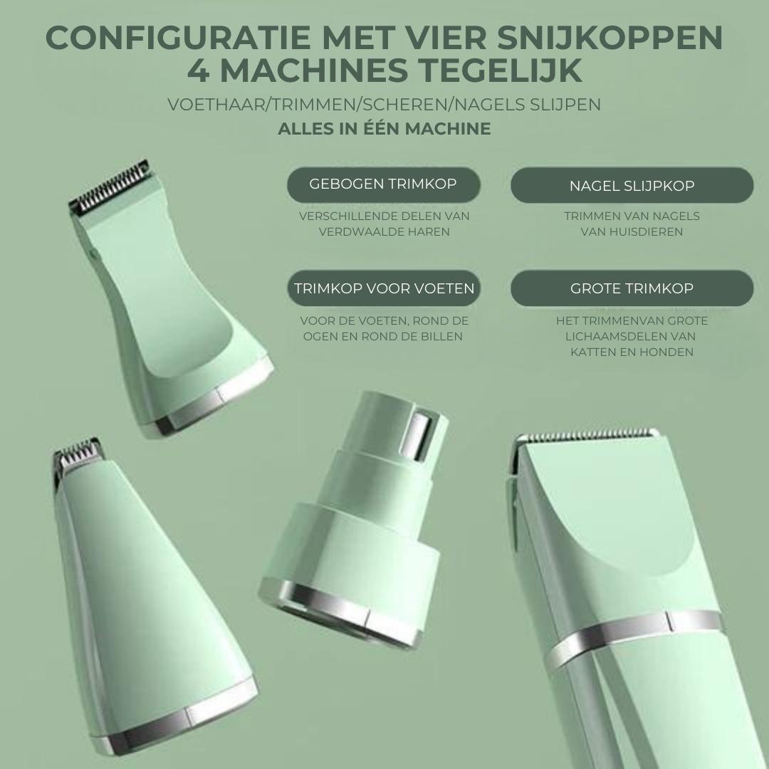 4-in-1 Huisdieren Trimmer - TrimMaster Pro