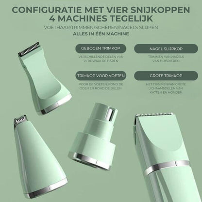 4-in-1 Huisdieren Trimmer - TrimMaster Pro
