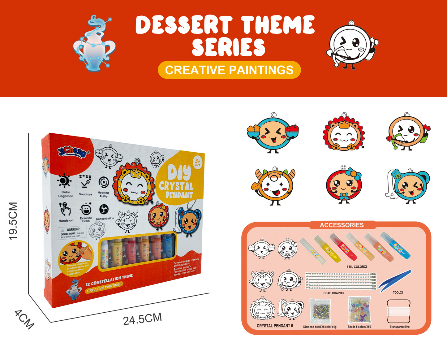 DIY-knutselset met kristallen voor kinderen – 1 kopen, 1 gratis