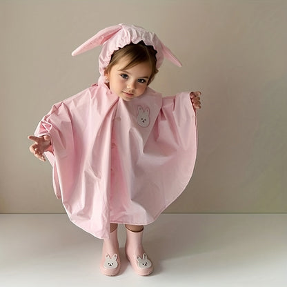 Kinderregenjas met beer- of konijnmotief – waterdicht & licht voor de herfstmagie
