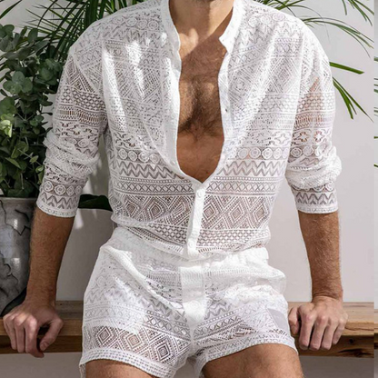 Luchtige Kanten Zomerset voor Heren - Cai