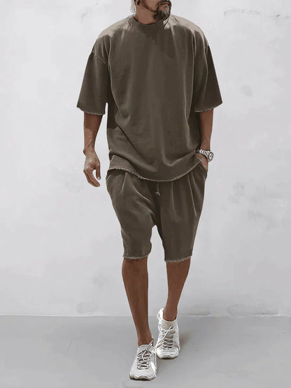 Luxe heren sportset in Loose-Fit-stijl – Cassian