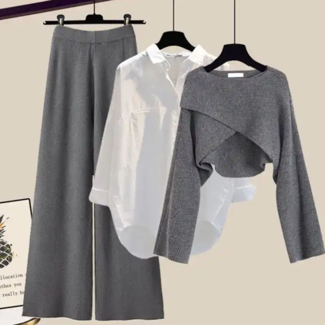 Comfortabele 3-Delige Dames Set – Liviana