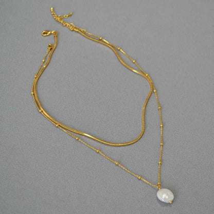 Stijlvolle Barok Parelketting - Isaline