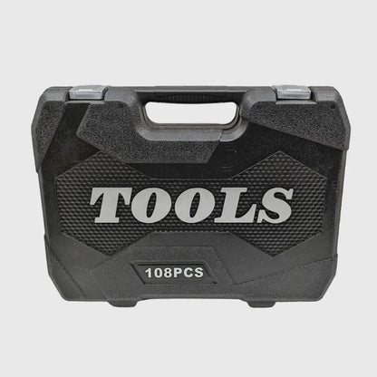 108-delige Dopsleutelset van Chroom-Vanadium – TorqueMaster