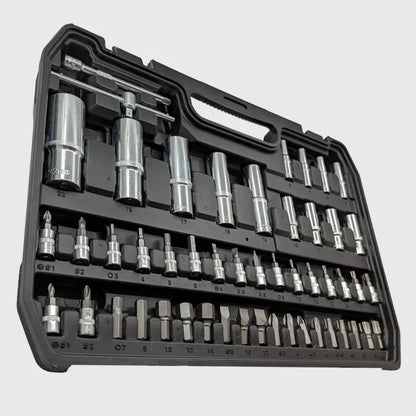 108-delige Dopsleutelset van Chroom-Vanadium – TorqueMaster
