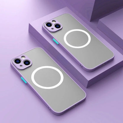 Matte Magnetische Telefoonhoes met MagSafe & Stootbescherming – 1+1 GRATIS