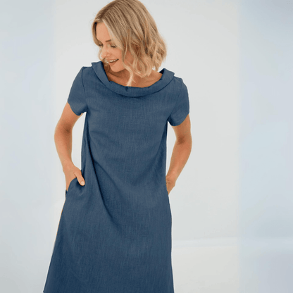 Linnen Dames Zomerjurk – Lotte