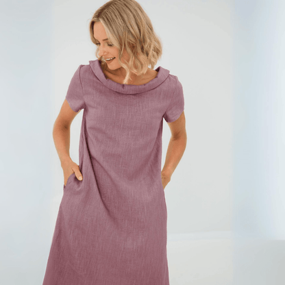 Linnen Dames Zomerjurk – Lotte