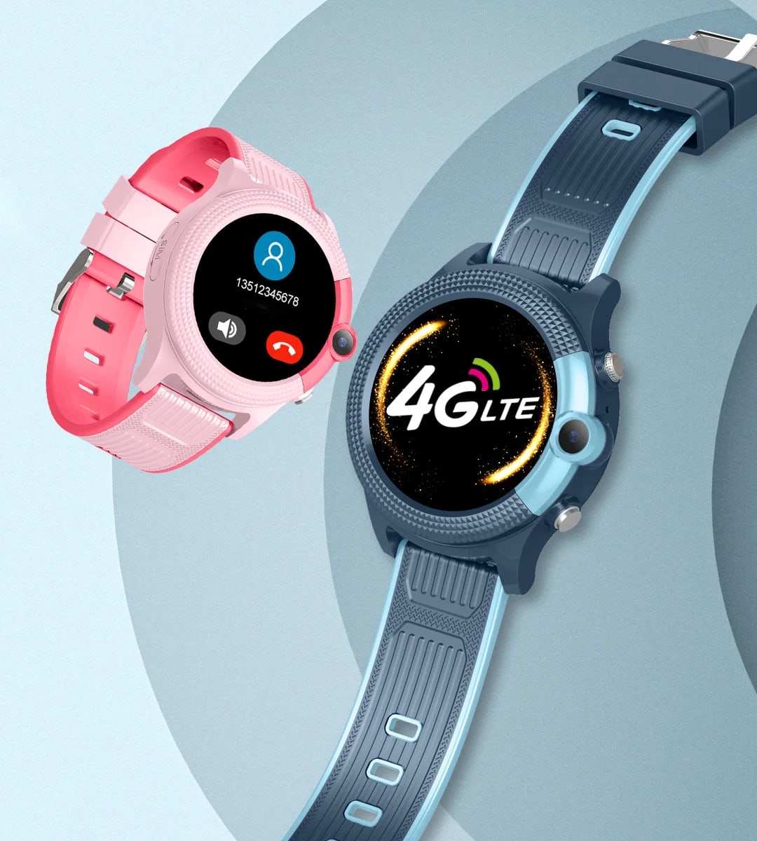 Kinder-smartwatch met GPS, camera en belfunctie voor een veilige dagelijkse routine