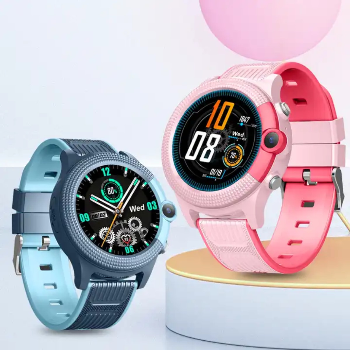 Kinder-smartwatch met GPS, camera en belfunctie voor een veilige dagelijkse routine