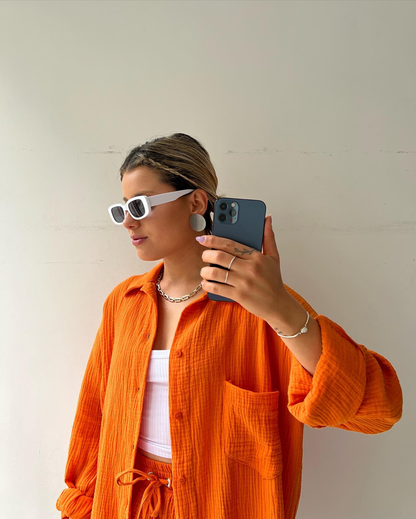 Trendy Katoenen Zomerset Dames – Faylin