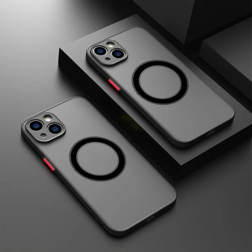 Matte Magnetische Telefoonhoes met MagSafe & Stootbescherming – 1+1 GRATIS