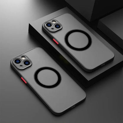 Matte Magnetische Telefoonhoes met MagSafe & Stootbescherming – 1+1 GRATIS