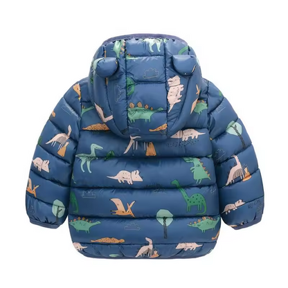 Kinderen Regenjas waterdicht in dons stijl met cartoon-design – Miro