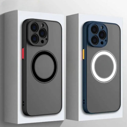 Matte Magnetische Telefoonhoes met MagSafe & Stootbescherming – 1+1 GRATIS