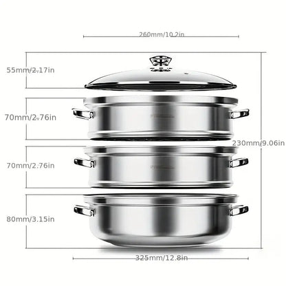 3-Laags Voedselstomer - NutriSteam