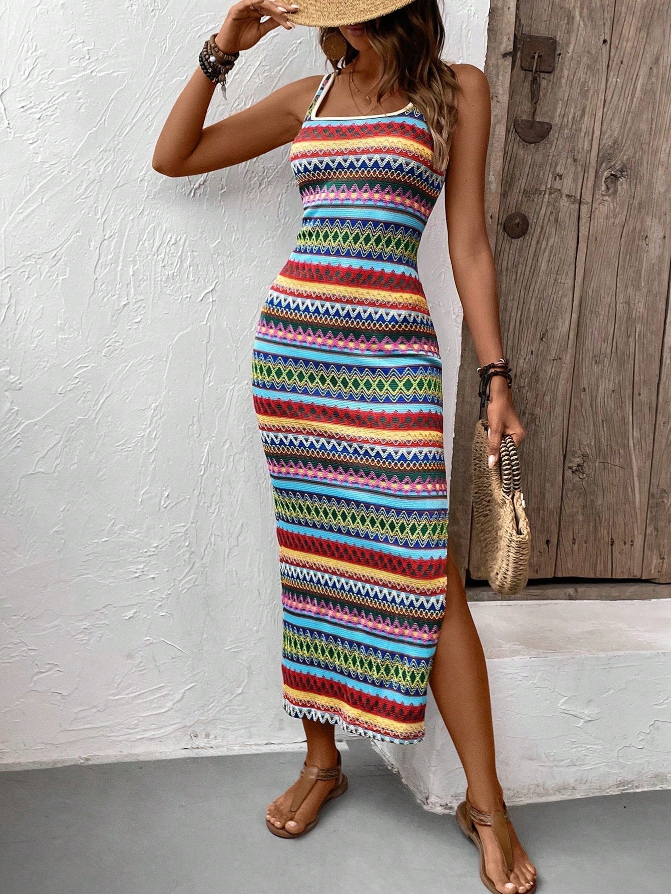 Ibiza-stijl Strandjurk met Bohemian Flair – Solea