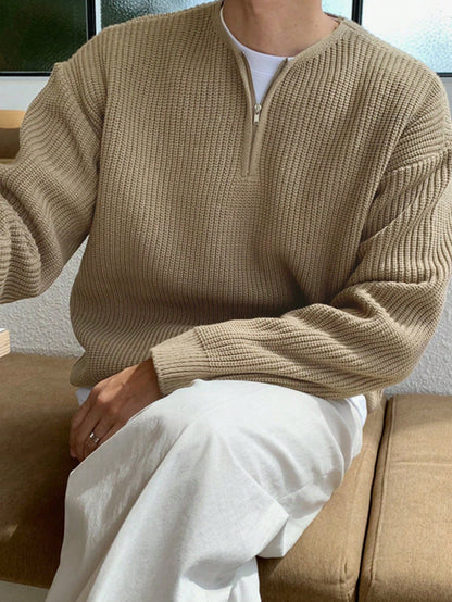 Oversized Zip-Up Trui voor Heren - Havron