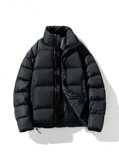 Oversized Fluorescerende Heren Winterjas - Vigoro