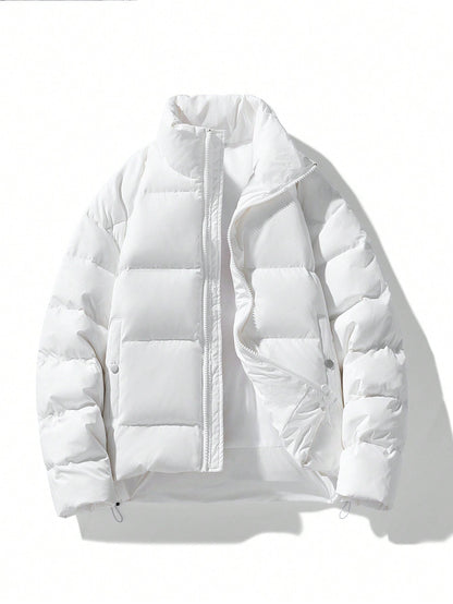 Oversized Fluorescerende Heren Winterjas - Vigoro
