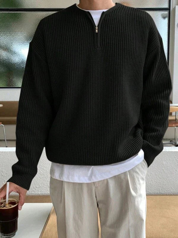 Oversized Zip-Up Trui voor Heren - Havron