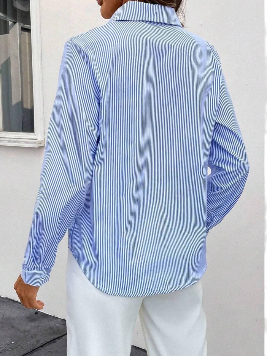 Klassiek Gestreepte Damesblouse - Larissa