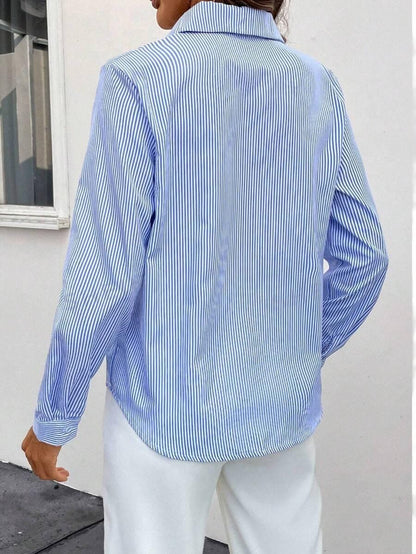 Klassiek Gestreepte Damesblouse - Larissa