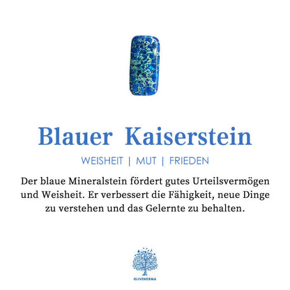 Druppelvormige Keizersteen Oorbellen - Amara