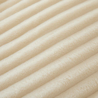 Brede Gestreepte Flanellen Fleece Deken - CozyStripe