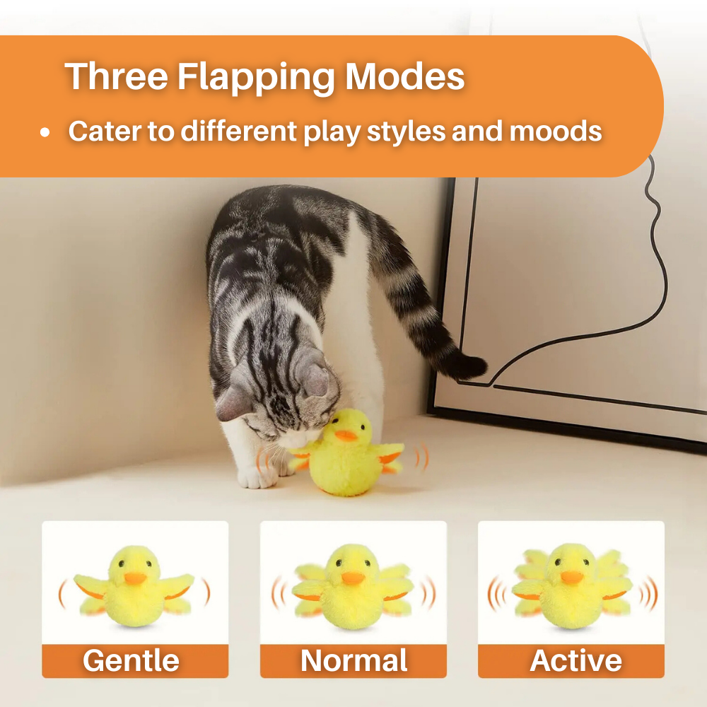 Flappende Eend Speelgoed voor Katten - DuckDash™ (1+1 GRATIS)