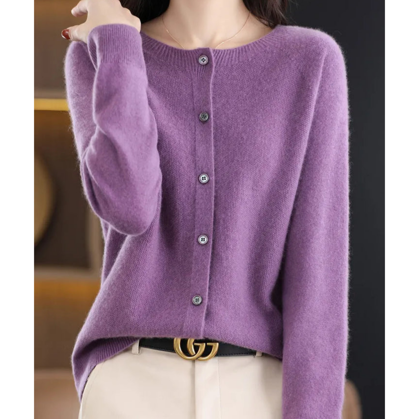 Dames Ronde Hals Vest – Amalia