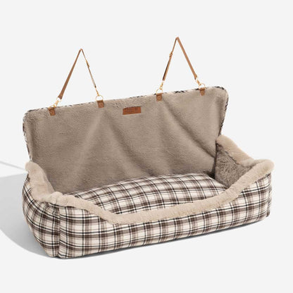 Pluche Autostoel voor Huisdieren – RideSafe CozySeat