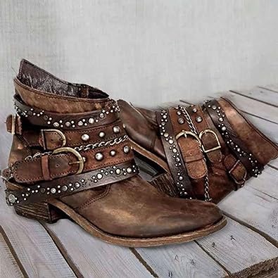 Vintage Slip-On Dameslaarzen - Nora