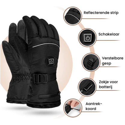 Waterdichte Elektrisch Verwarmde Handschoenen - HeatGuard